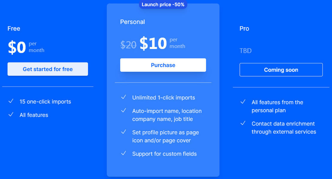 people-to-notion pricing