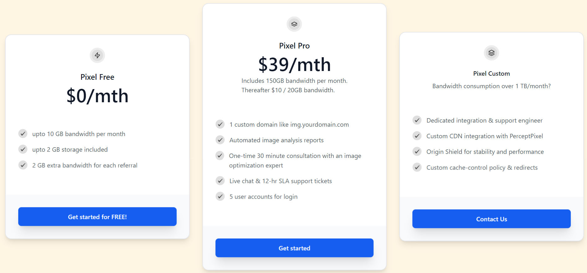 Percept Pixel pricing