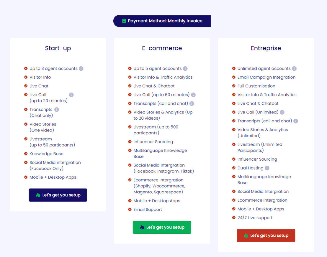 persa pricing