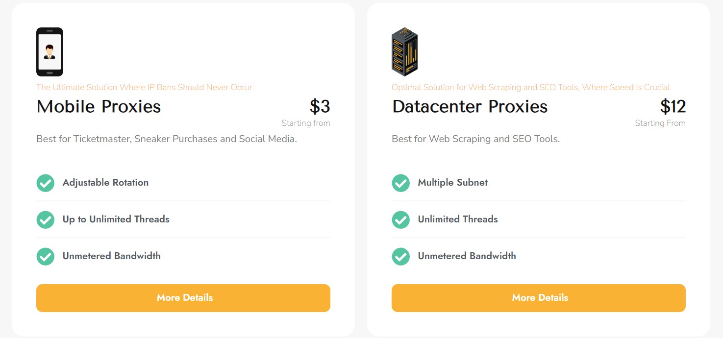 Petaproxy pricing