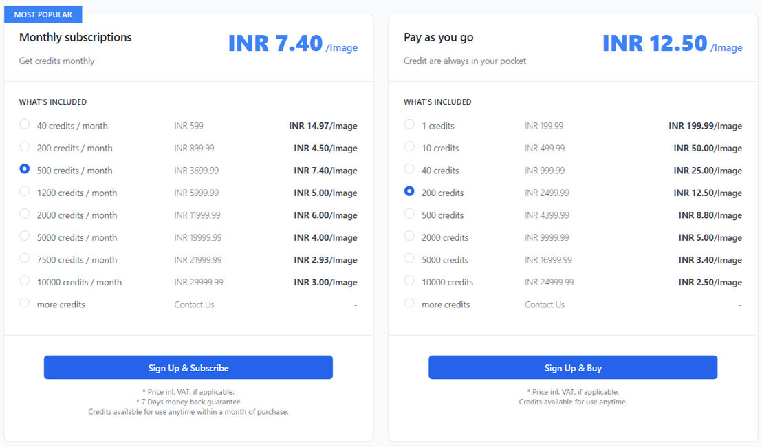 pixmiller pricing