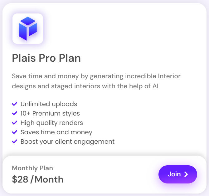 Plais pricing