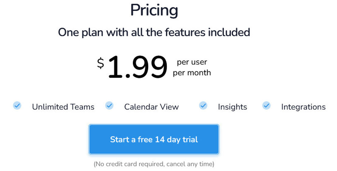 Planleave pricing