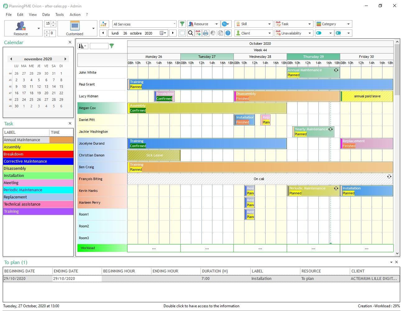 Weekly Planning