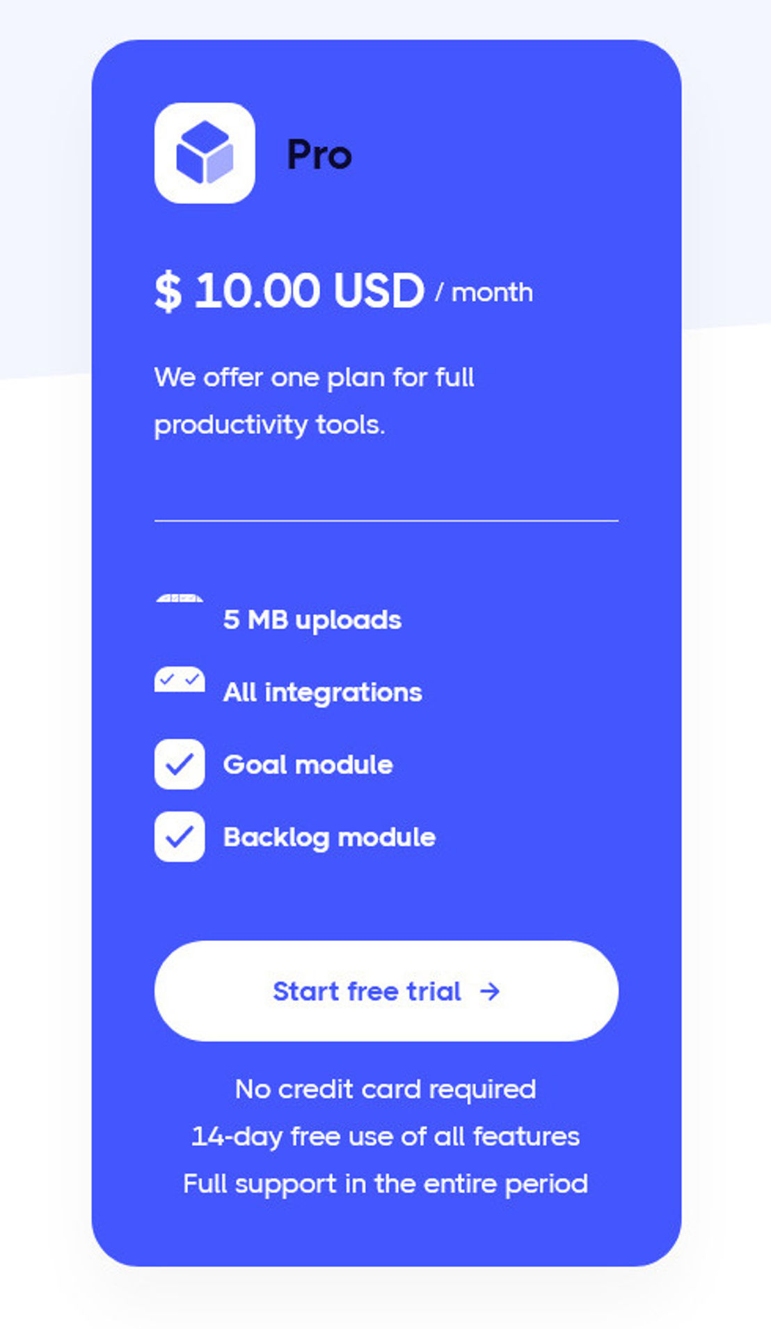 Planzer.io pricing