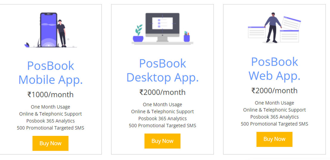 posbook pricing