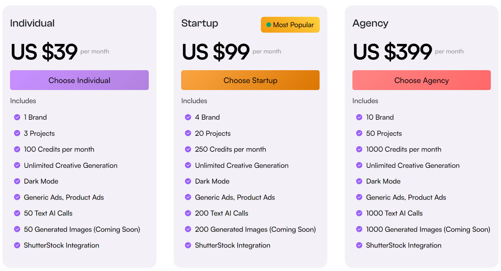 PosterStudio pricing