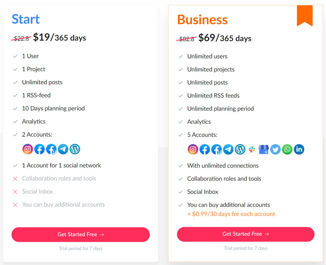 POSTOPLAN pricing