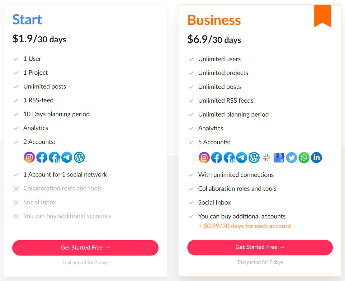 POSTOPLAN pricing