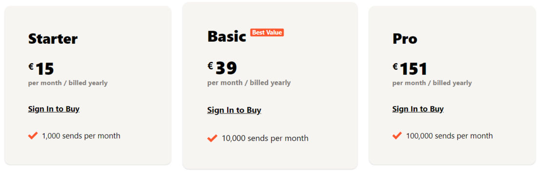 PostSheet pricing