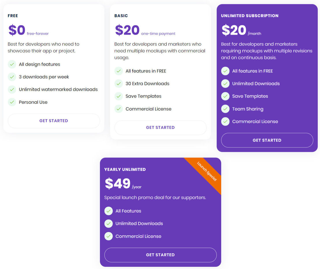 previewed pricing