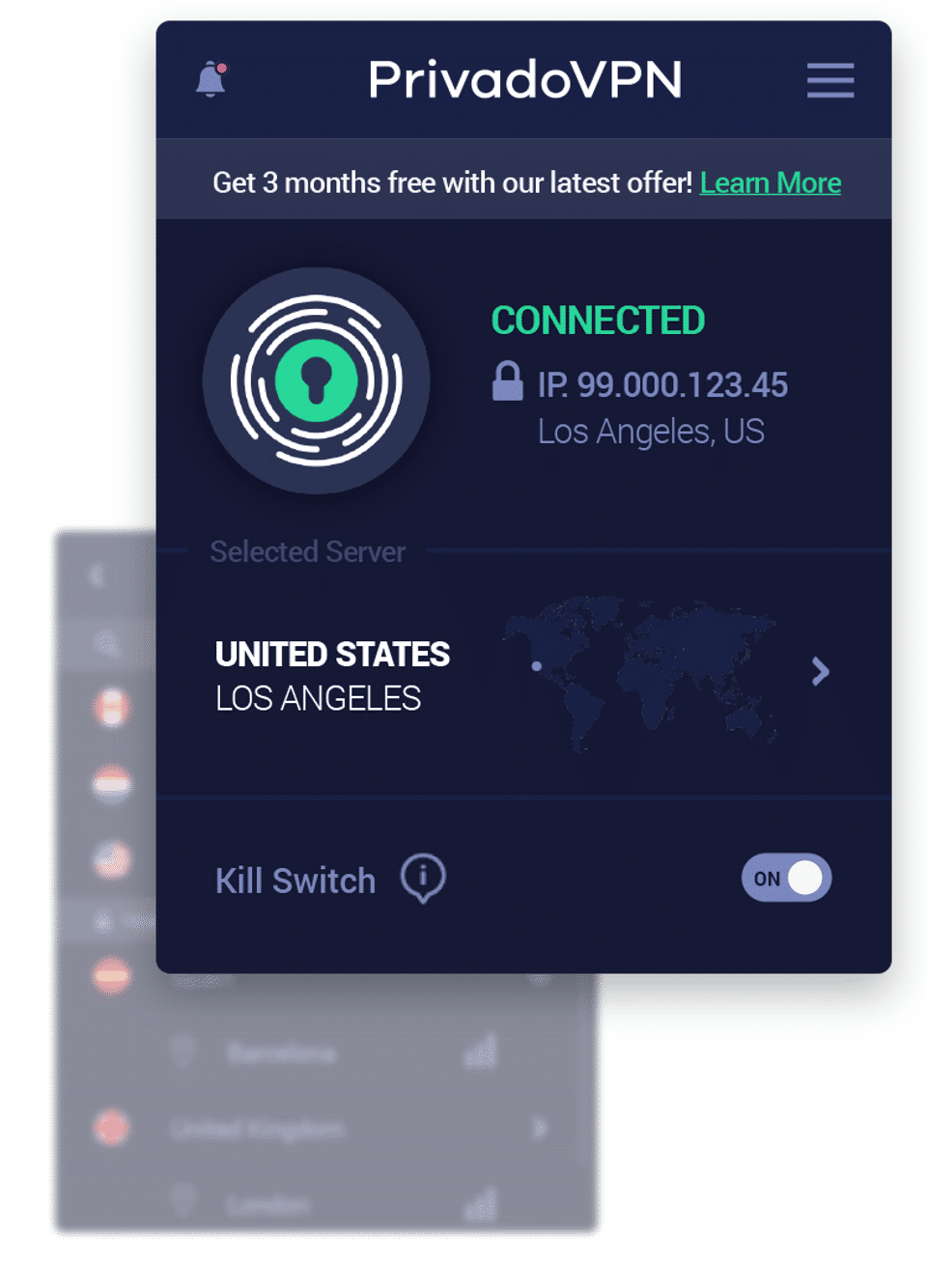 PrivadoVPN screenshot-thumb