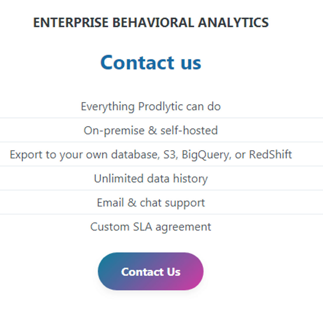 prodlytic pricing