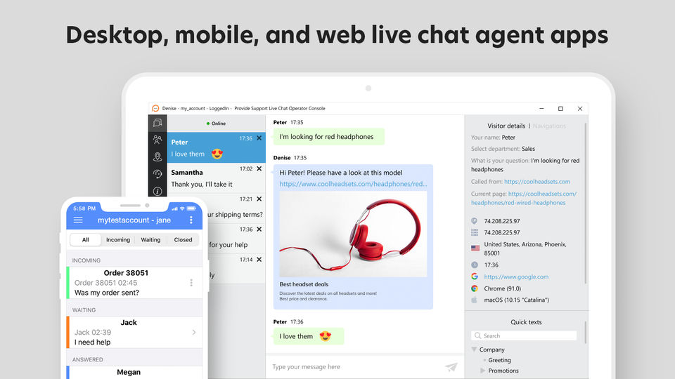 Live Chat Agent Apps screenshot-thumb