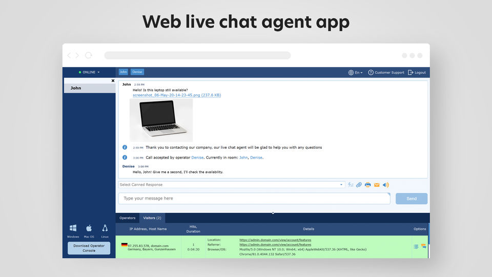 Web Live Chat Agent screenshot-thumb