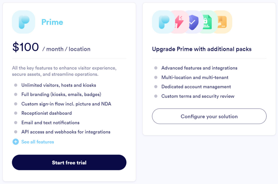 Proxyclick pricing