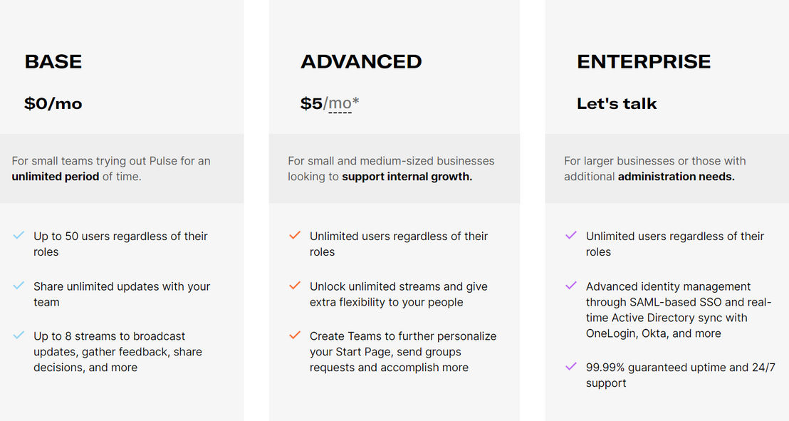 Pulse pricing