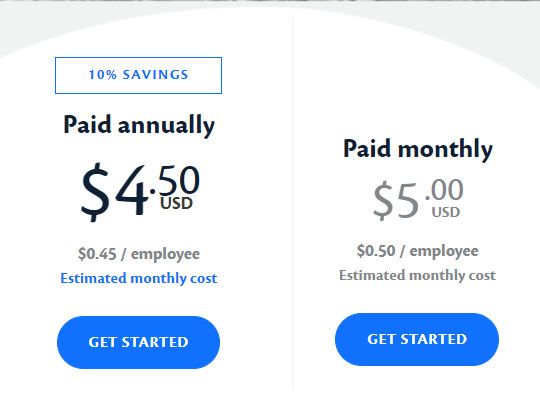 PurelyHR pricing