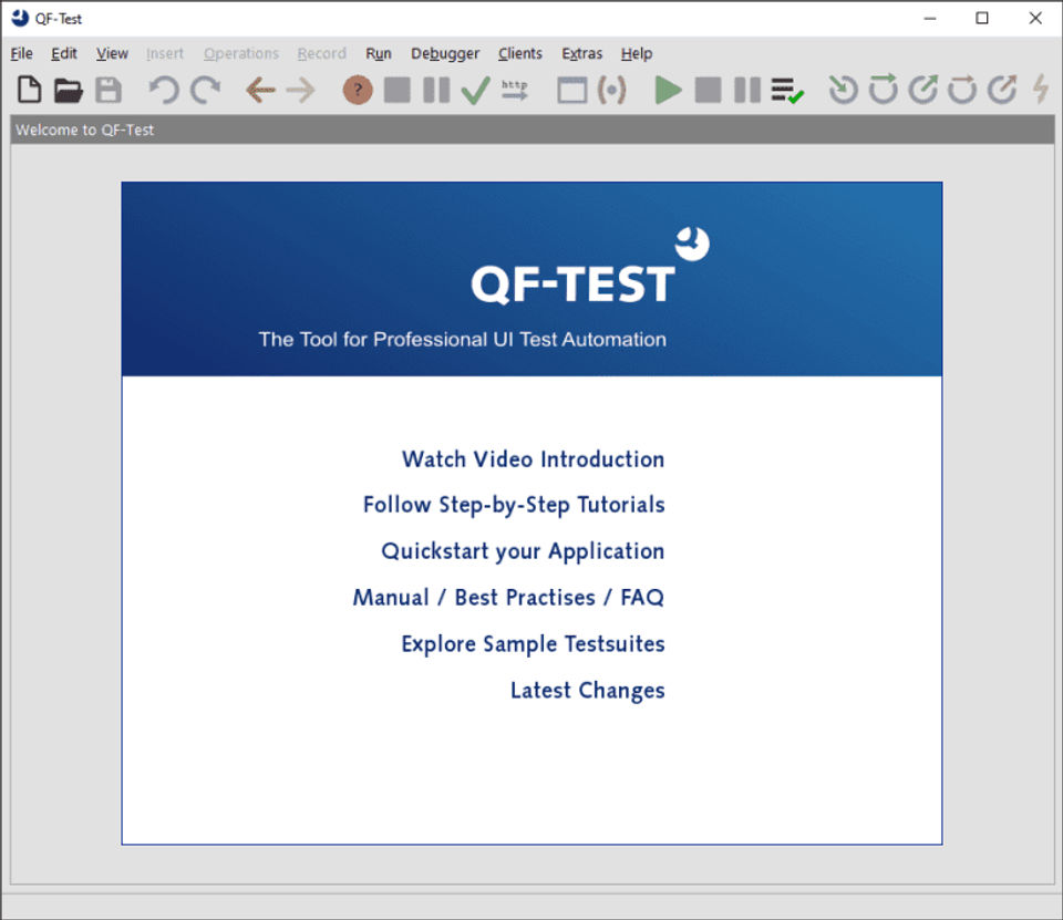 QF-Test screenshot