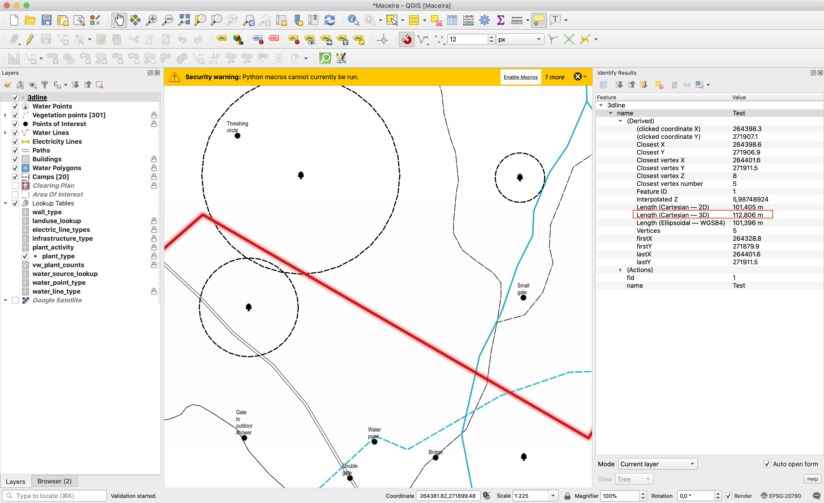 3D linestring