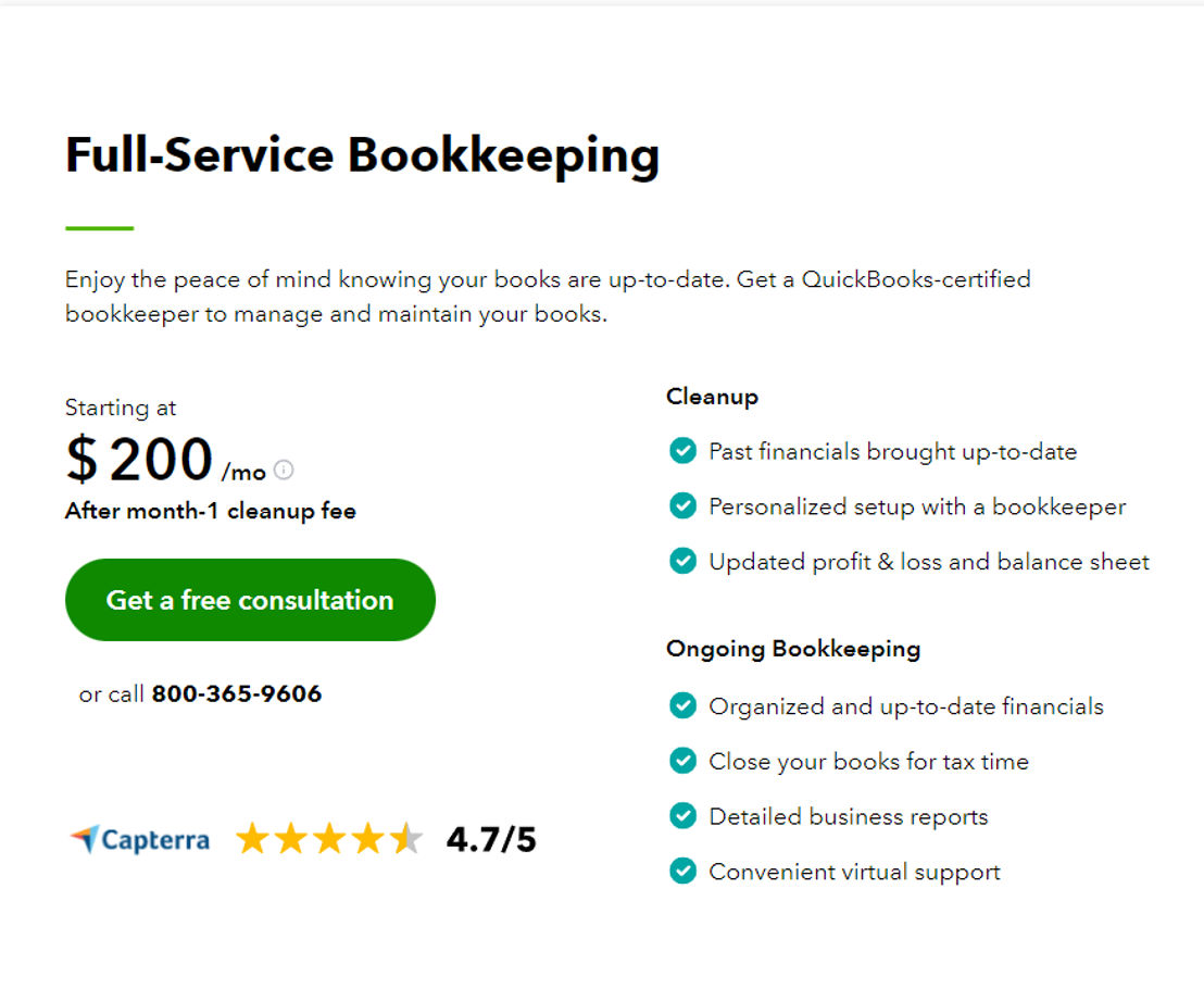 QuickBooks Live pricing