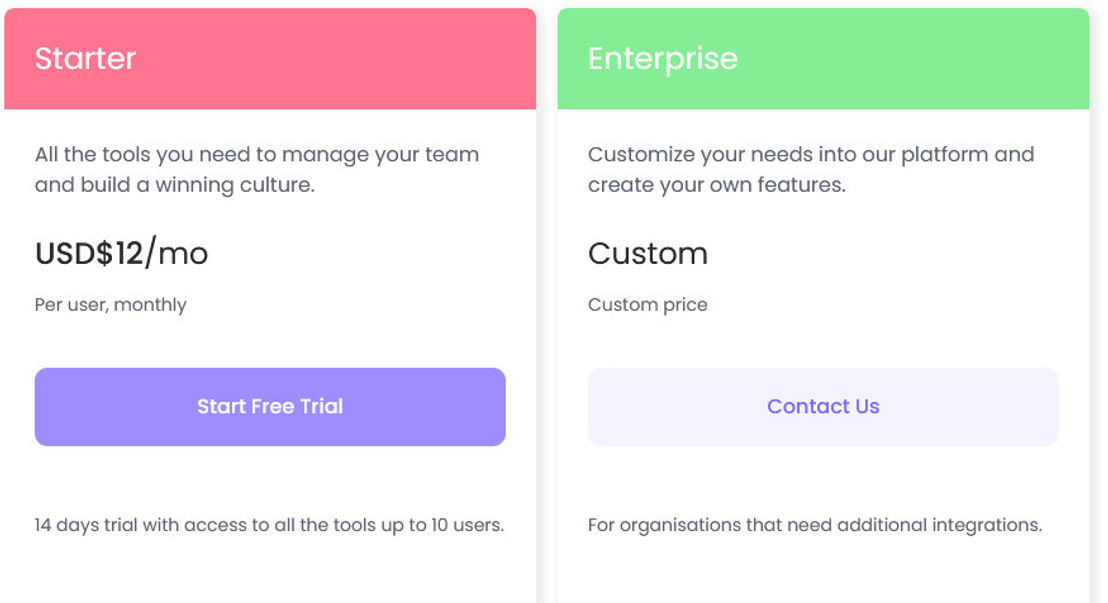 Quokka HR pricing