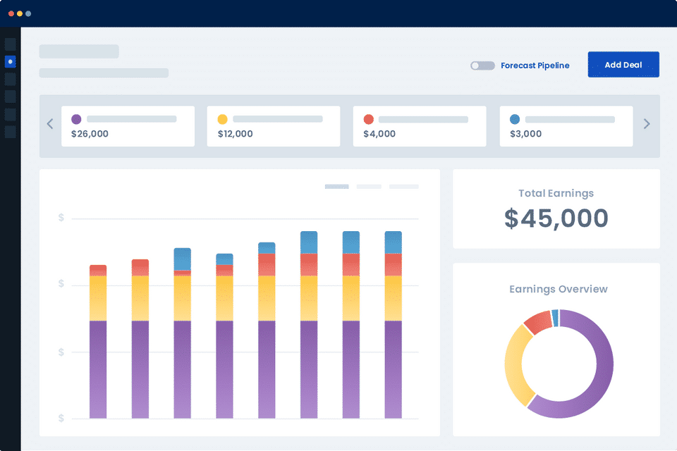 QuotaPath : Dashboard screenshot