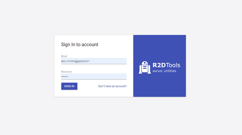 Create An Account