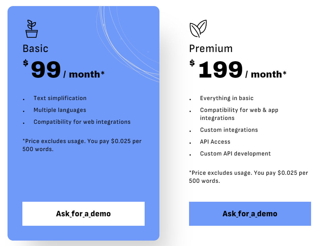 Read Easy.ai pricing