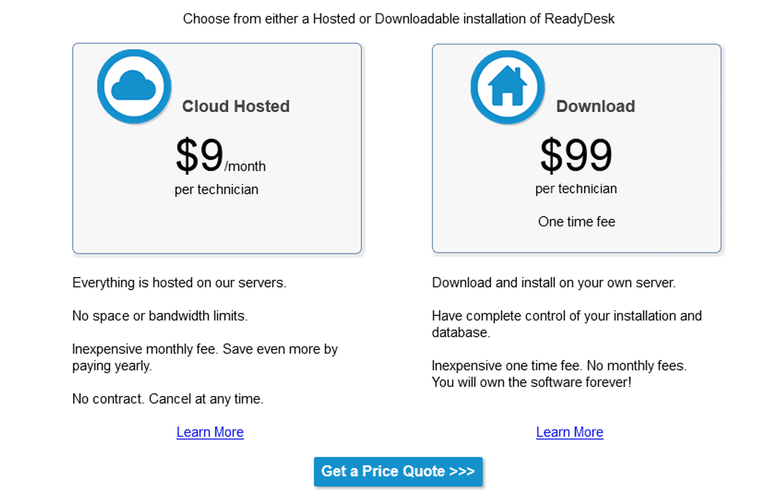 readydesk pricing