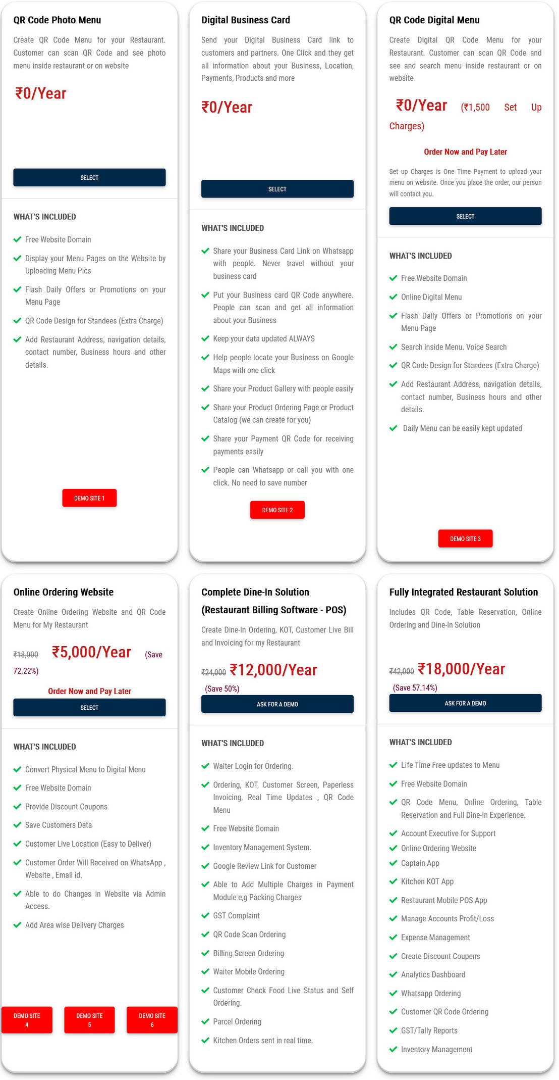 Recaho POS pricing