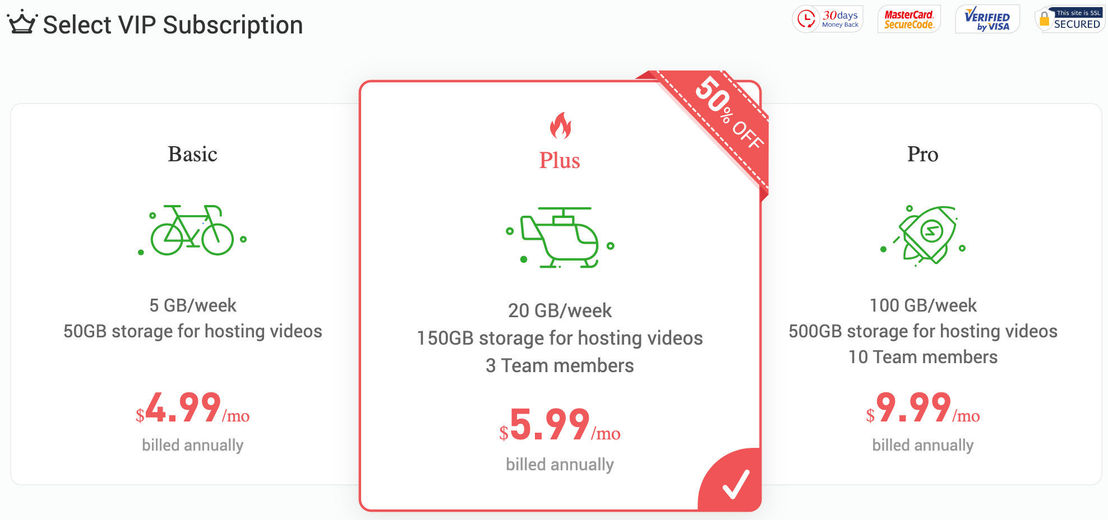 reccloud pricing