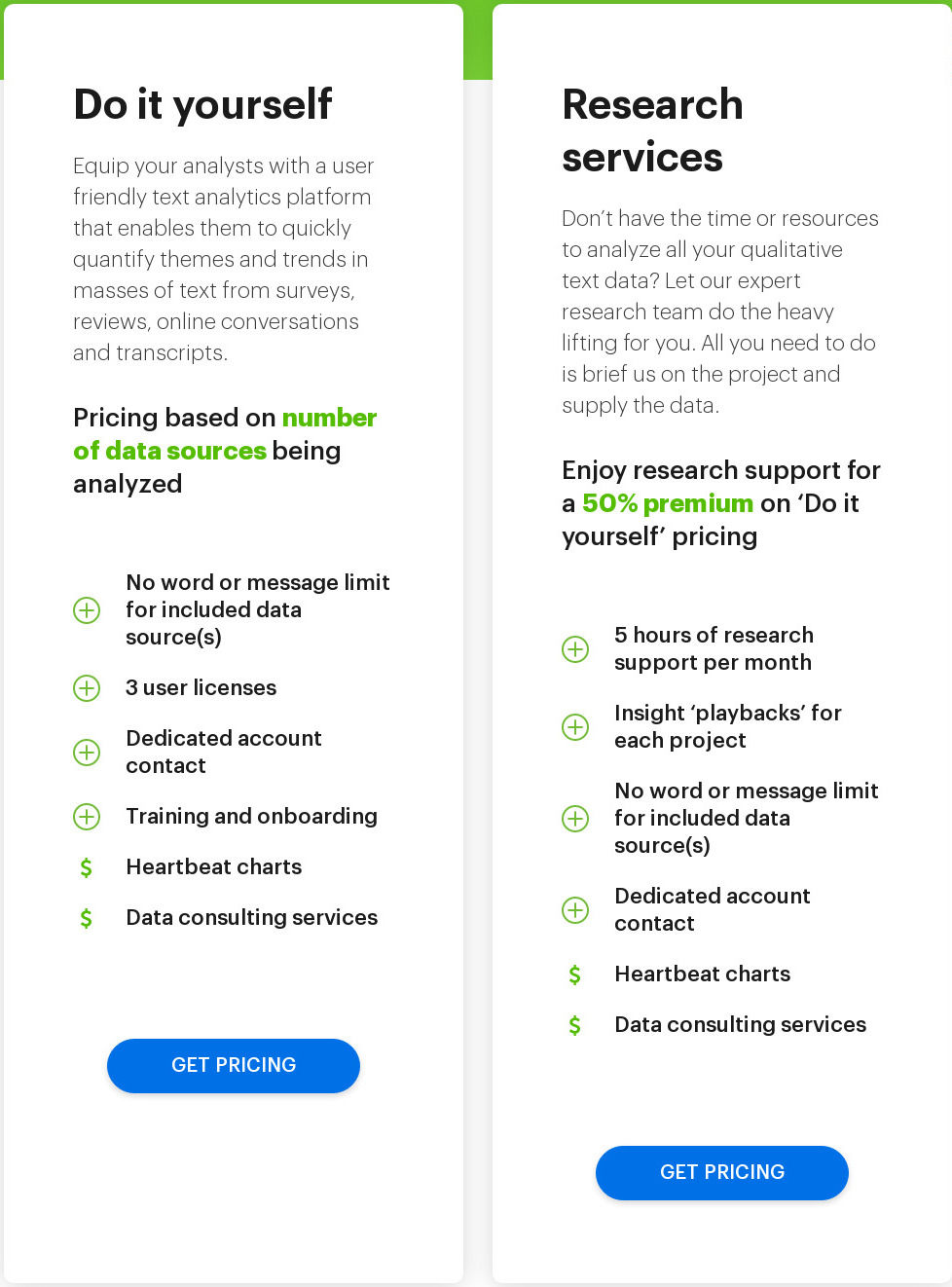 relative-insight pricing