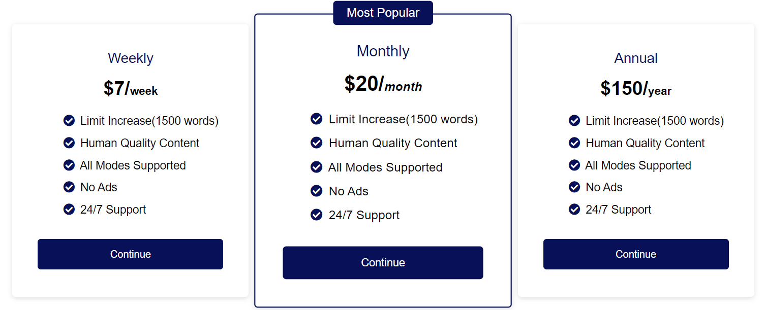 REPHRASE pricing