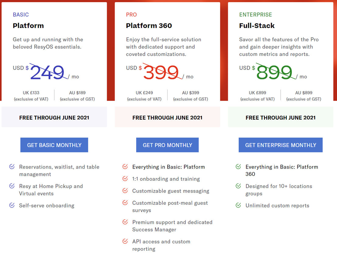 resy-os pricing