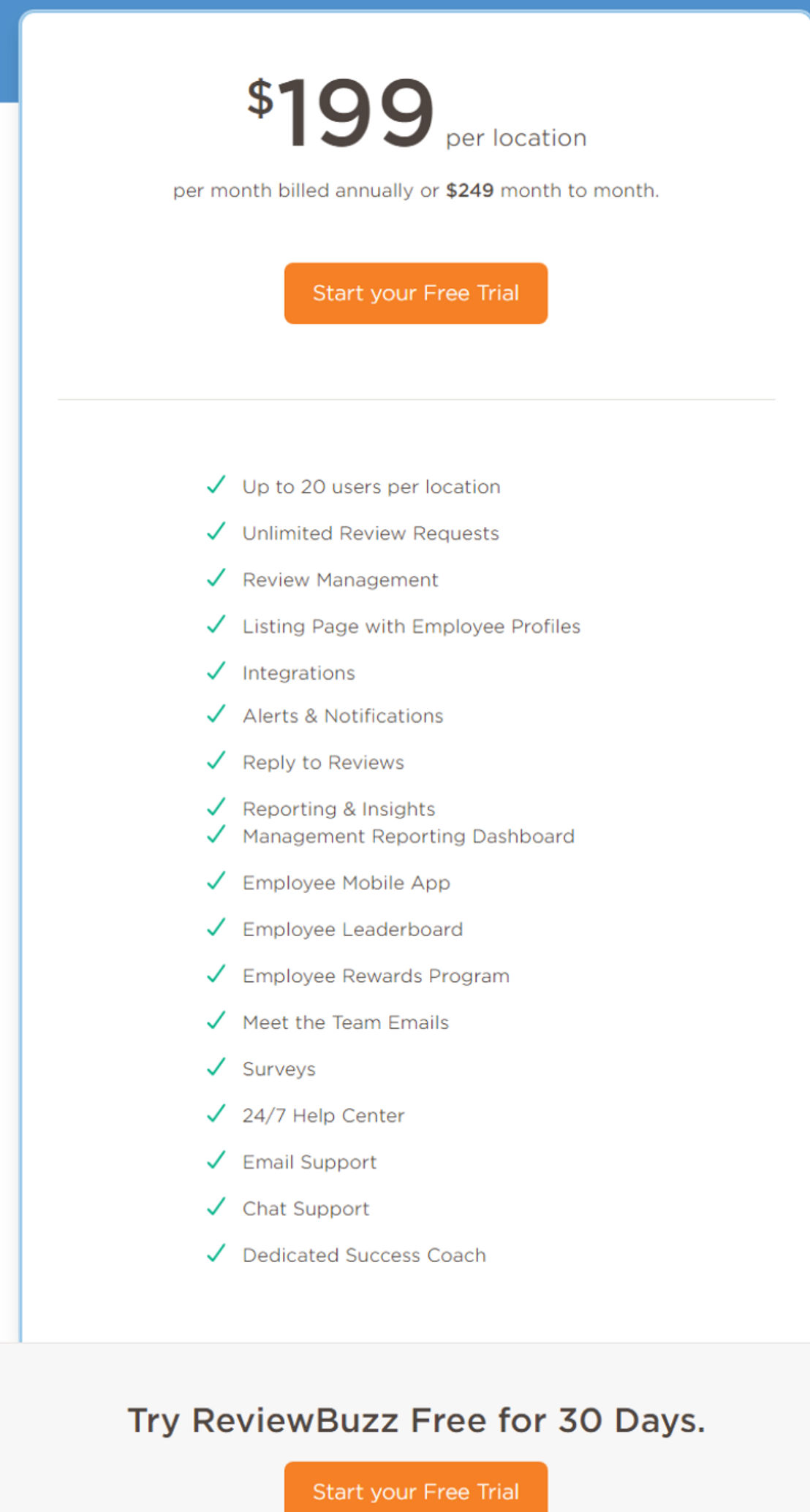 reviewbuzz pricing