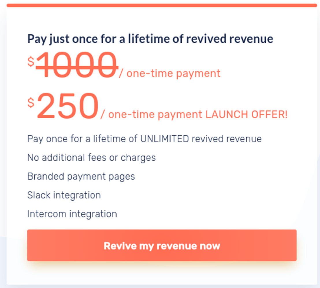 revively pricing