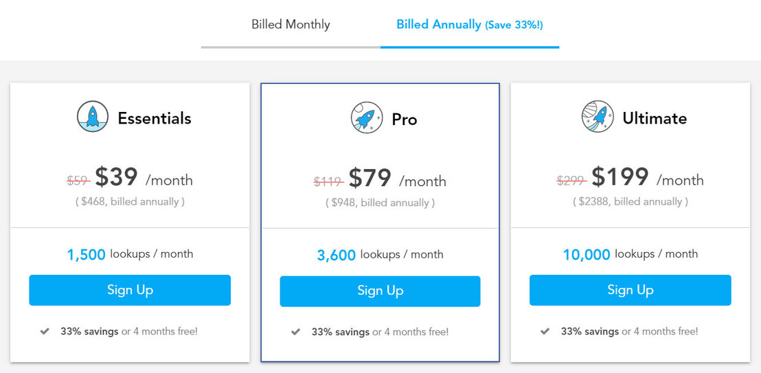 rocketreach pricing