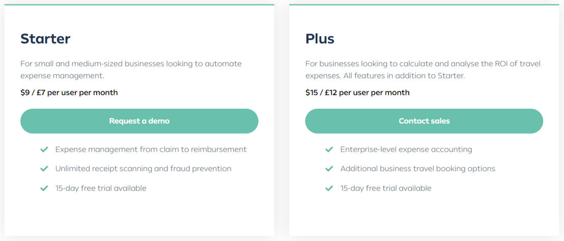 SalesTrip pricing