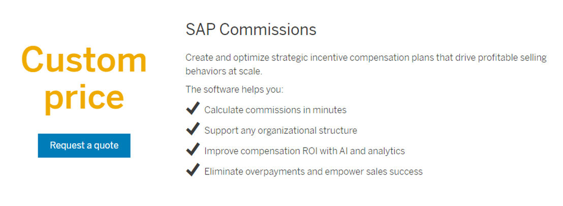 sap-commissions pricing