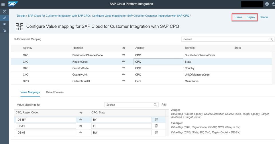 SAP C4C Integration with SAP CPQ