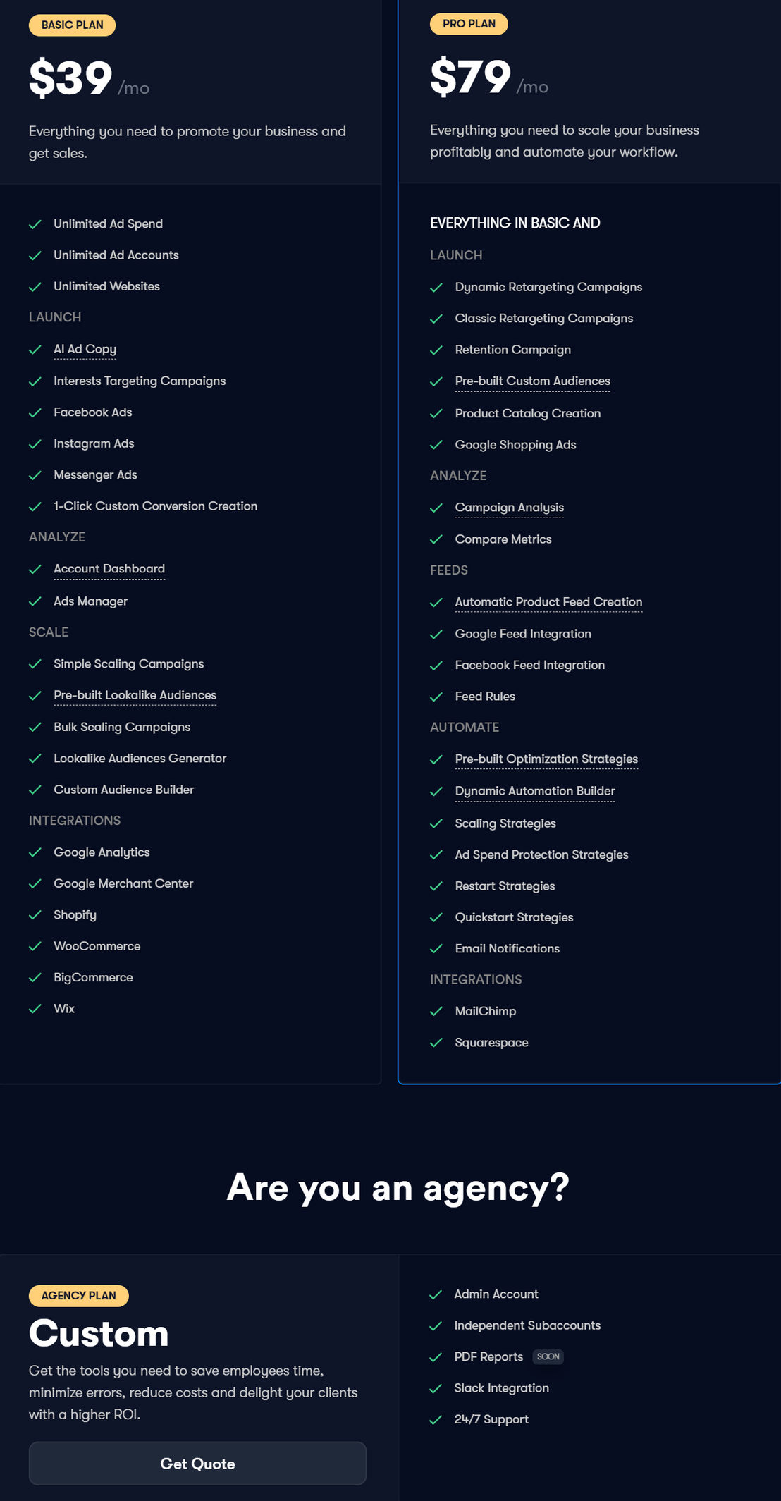 Scalify pricing