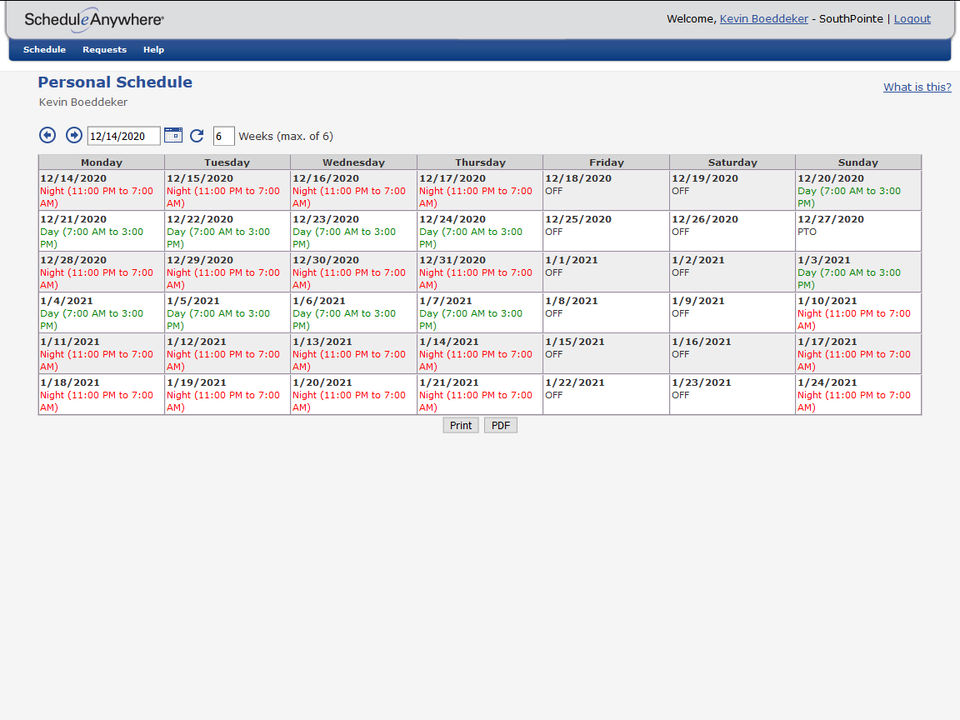 Manage Employee Access Personal Schedule-thumb