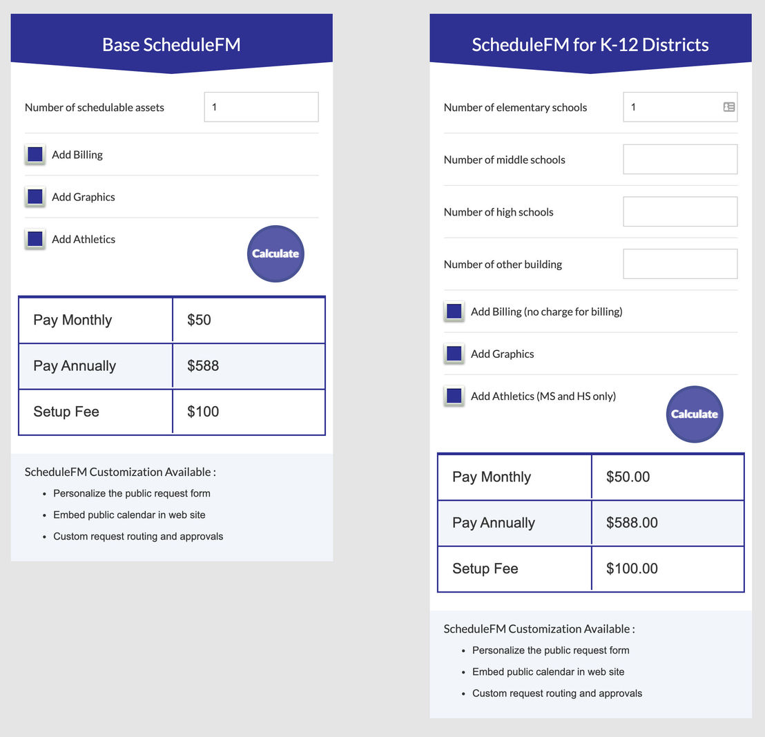 schedulefm pricing