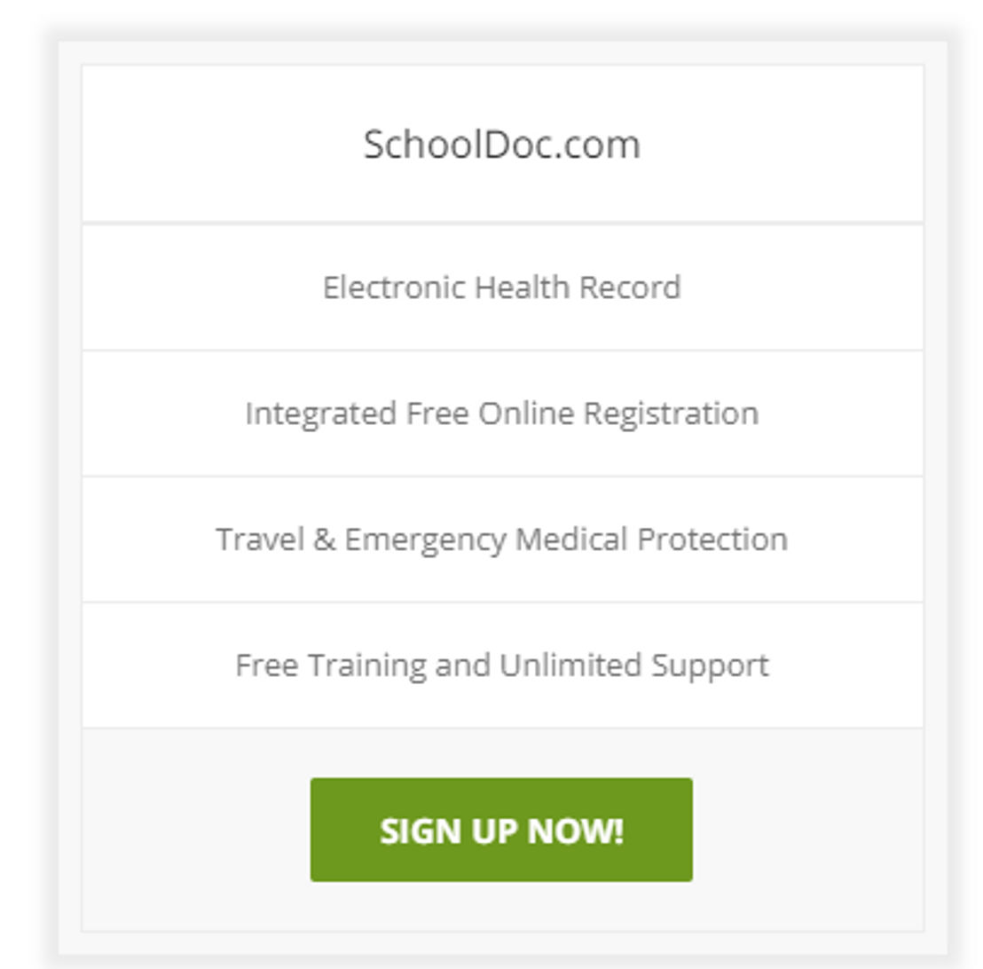 SchoolDoc.com pricing