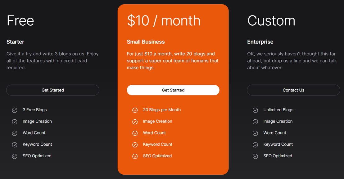 Scribble pricing