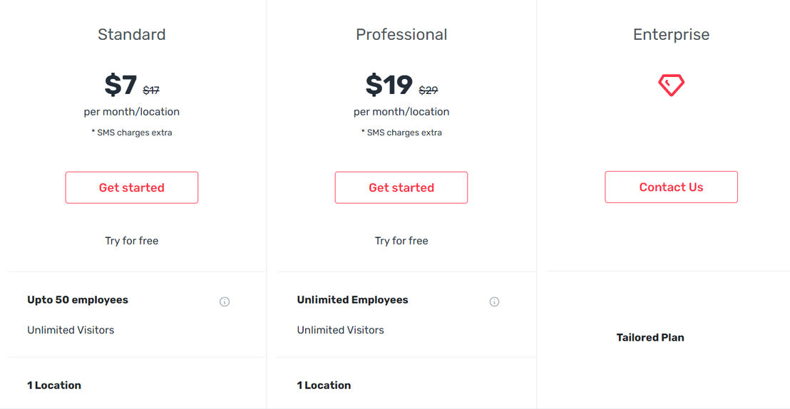 SeQure Visitor Management Software pricing