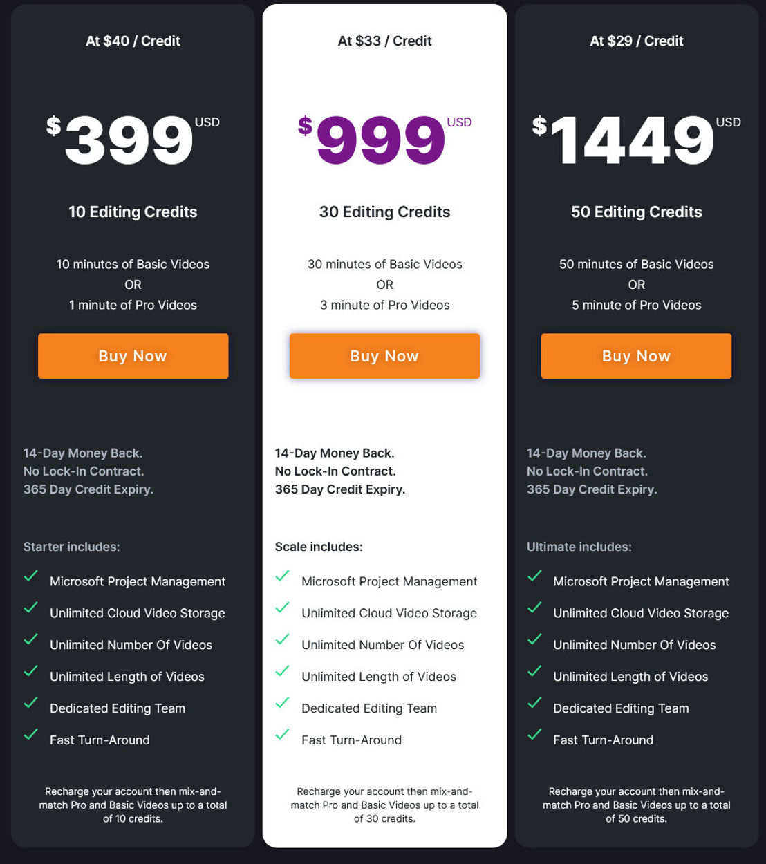 Shak Studios pricing