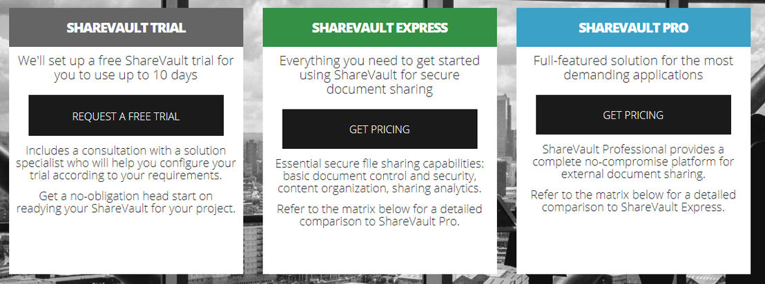 sharevault pricing