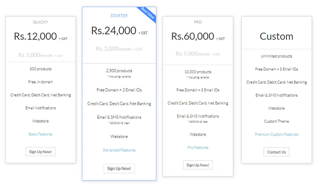 shopnix pricing